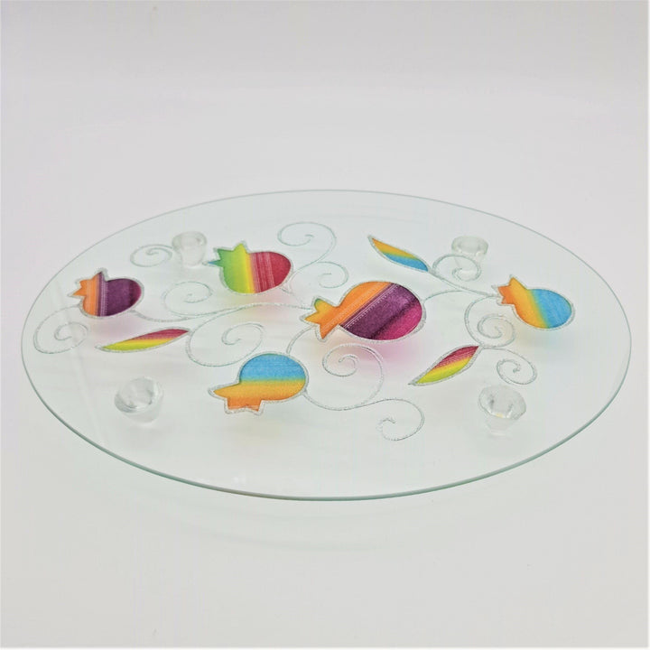 Lily Art - 80486- hand made oval tray 38x28 cm Judaica Art Gifts 