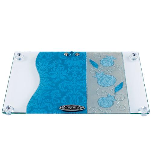 Lily Art - 826-42p - A regular tray designed with a small Tulip / pomegranate Judaica Art Gifts 