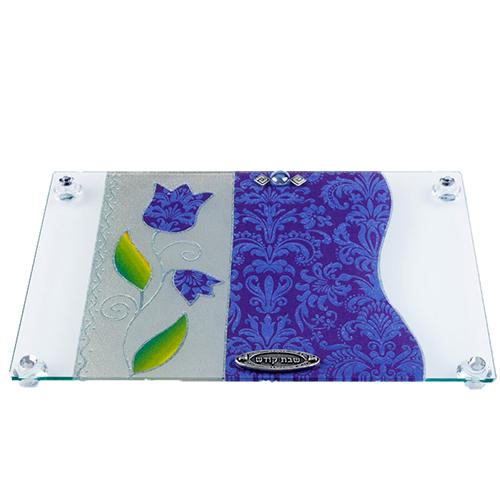 Lily Art - 826-68T - A regular tray designed with a small Tulip / pomegranate Judaica Art Gifts 