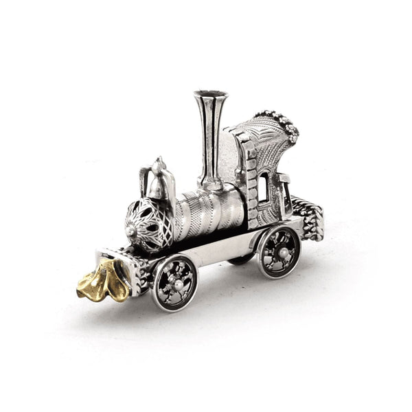 Locomotive Besamim silver & brass 4 Shabbat 