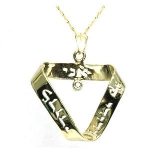 Love Gold Pendant & Diamond Ani Ledodi 16 inches Chain (40 cm) Diamond 