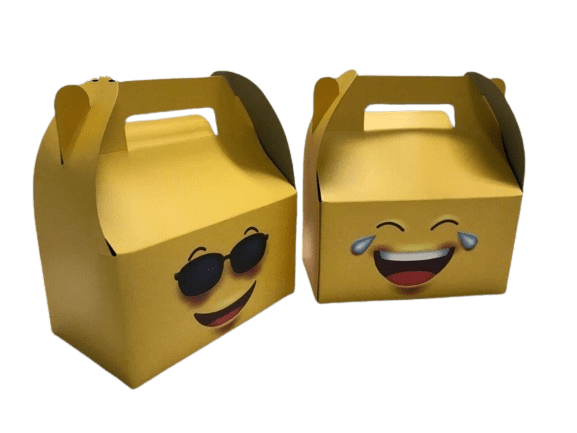 Gold Folding Box with laughing Emoji-0