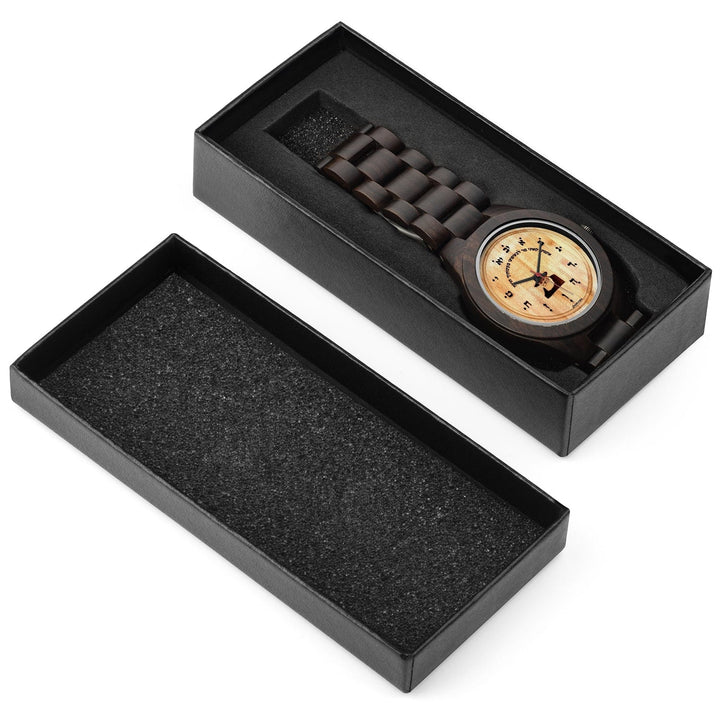 Lubavitcher Rebbe Wooden Hebrew Wristwatch Wooden Watch 