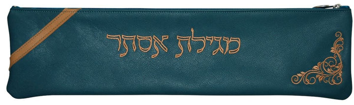 M310-TL Megillah Bags Under 16.5 Inches Tan Teal