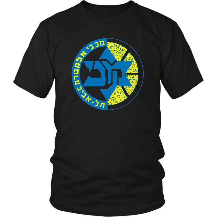 Maccabi Tel Aviv Sport T-Shirts T-shirt District Unisex Shirt Black S