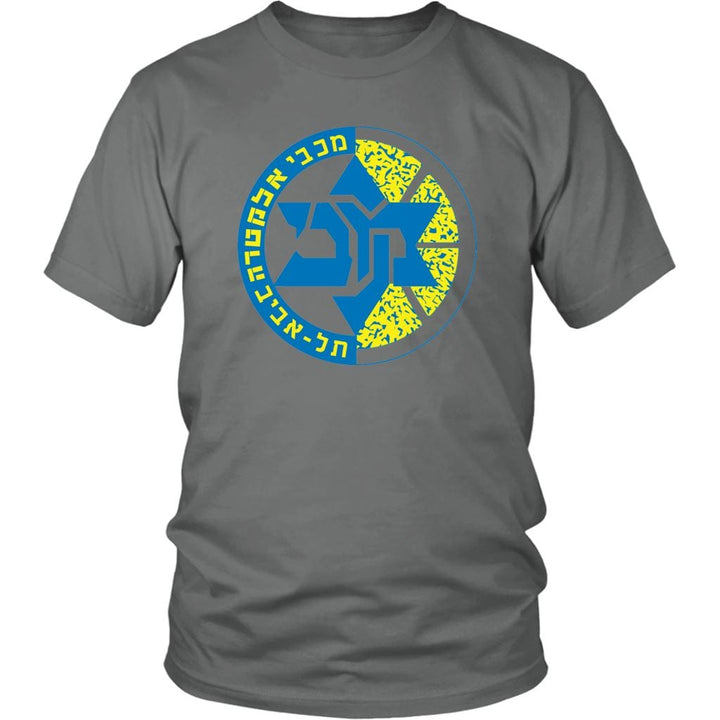 Maccabi Tel Aviv Sport T-Shirts T-shirt District Unisex Shirt Grey S