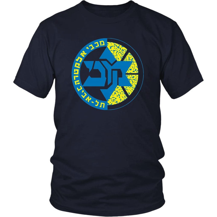 Maccabi Tel Aviv Sport T-Shirts T-shirt District Unisex Shirt Navy S