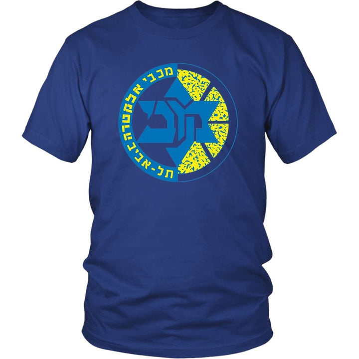 Maccabi Tel Aviv Sport T-Shirts T-shirt District Unisex Shirt Royal Blue S