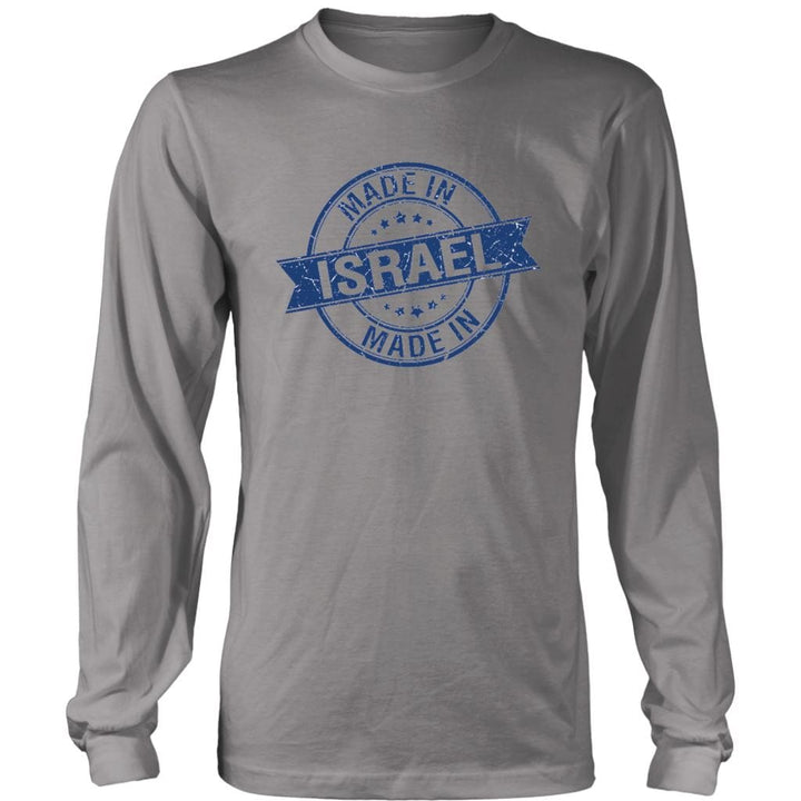 Made in Israel Tops Shirts Sweatshirts T-shirt District Long Sleeve Shirt Grey S