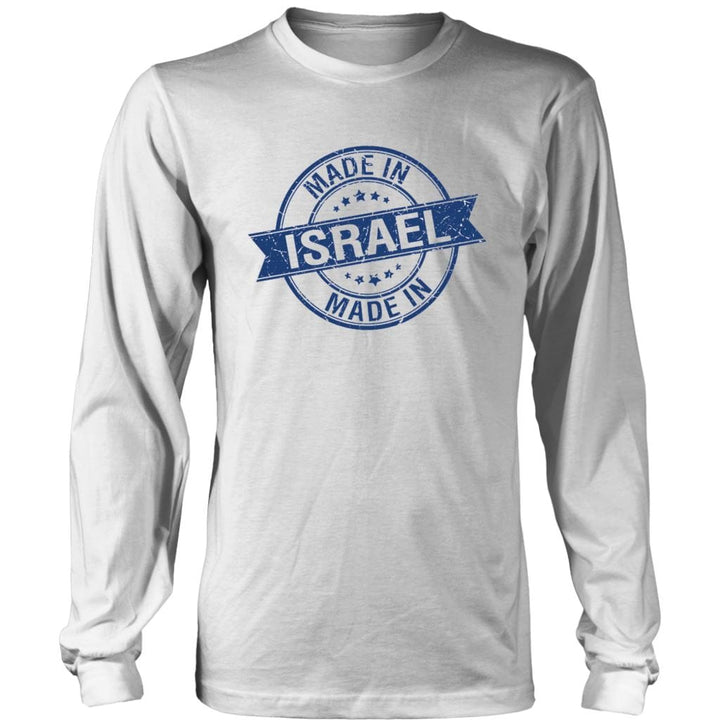 Made in Israel Tops Shirts Sweatshirts T-shirt District Long Sleeve Shirt White S