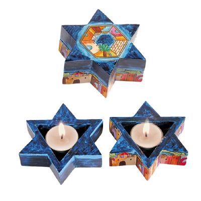 Magen David Candlesticks - Jerusalem 