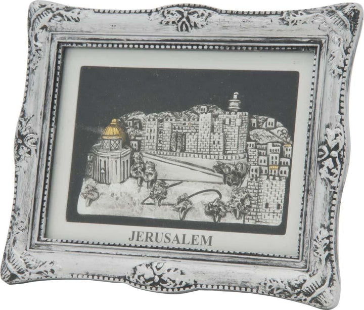 Magnet Jerusalem Silver with Frame Item No. 2538 Magnet Jerusalem Silver with Frame Size Cm. 06x09 