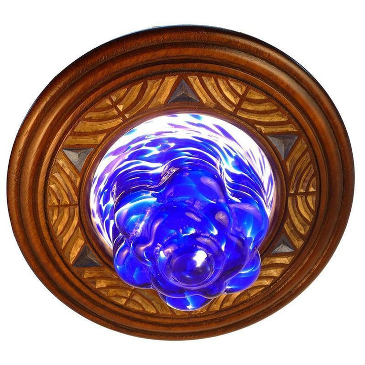 Majestic Blue Star Modern Ceiling Synagogue Lamp 