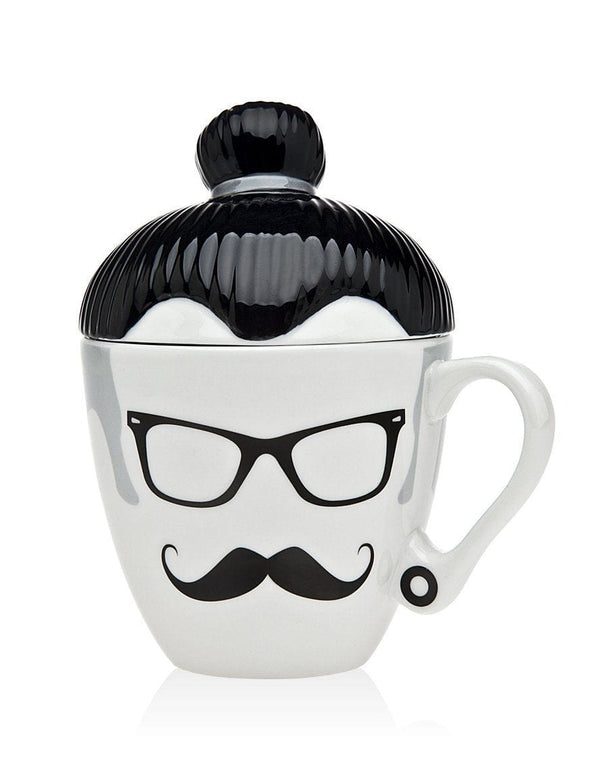 Manbun Hipster Man Mug MANBUN HIPSTER MAN MUG 