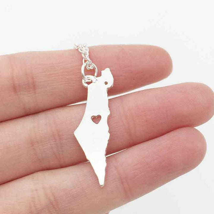 Map Of Israel Necklace & Chain Pendant Jewelry necklace 