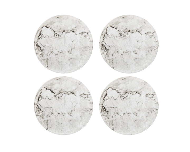 Marble Mel Tumbler Set4 MARBLE MEL 8IN PLATES SET4 