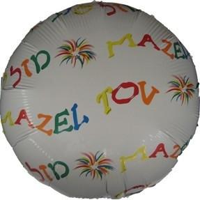 Mazel Tov All Over Balloons 