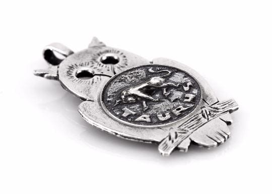 Medallion necklace with the Taurus medallion of The Zodiac ahuva horoscope jewelry line of zodiac necklace Pendant 