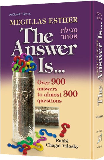 Megillas esther: the answer is... Jewish Books 
