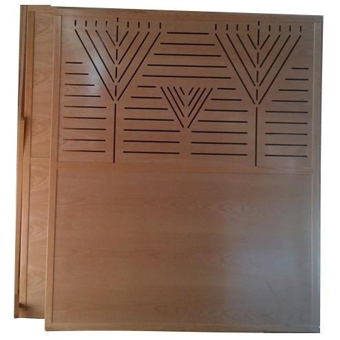 Mehitzah Wood Panel Partition - Menorah 