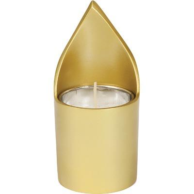 Memorial Candle Holder + Candle - Gold 