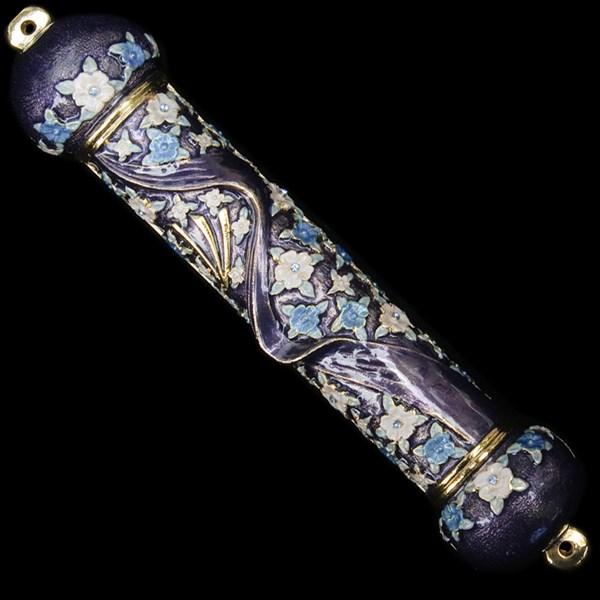 Mezuzah Case, jeweled, large 