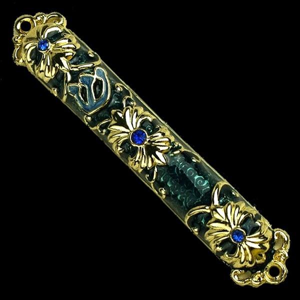 Mezuzah Case, jeweled, small 