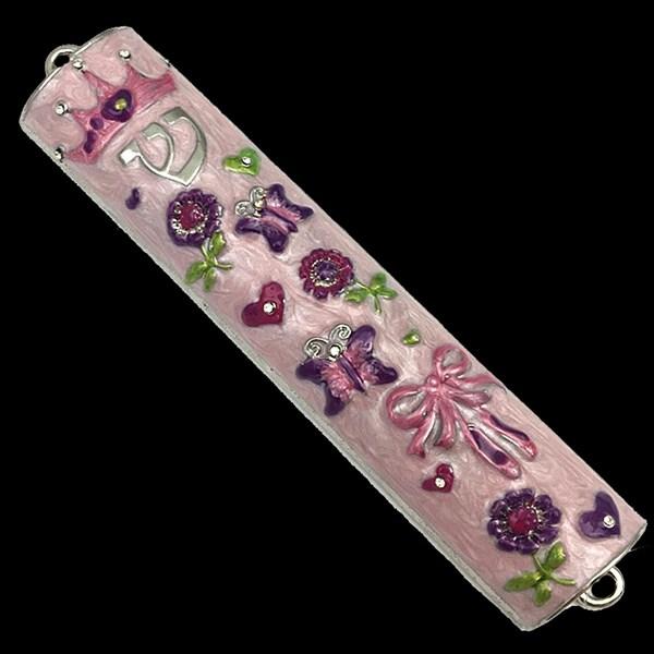 Mezuzah Case,"Cotton Candy", small 