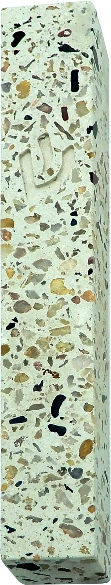Mezuzah Cement Marble and Terazzo 10 cm Mezuzah Cases 