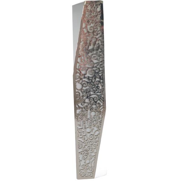 Mezuzah - Geometric - Pomegranates - Aluminium 