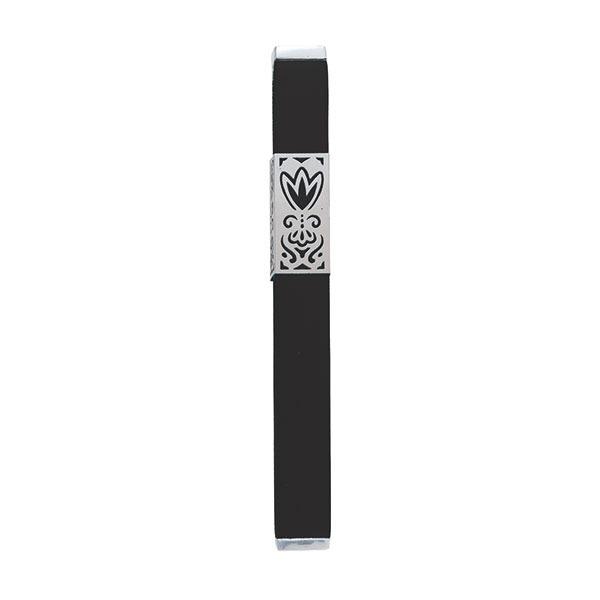 Mezuzah + Metal Cutout 12cm - Black 