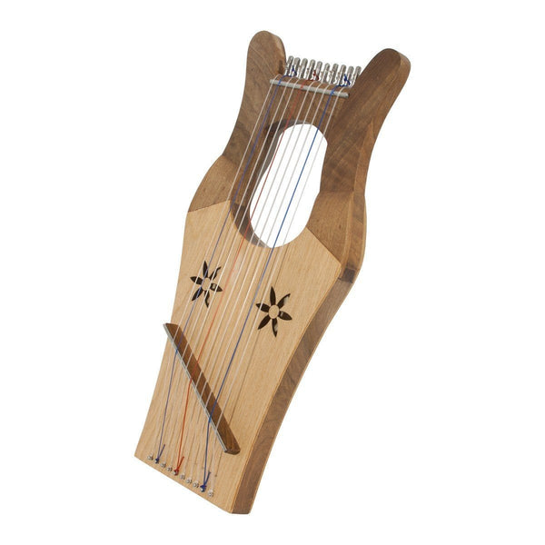 Mini Kinnor Harp - Light - Walnut Biblical Instruments 