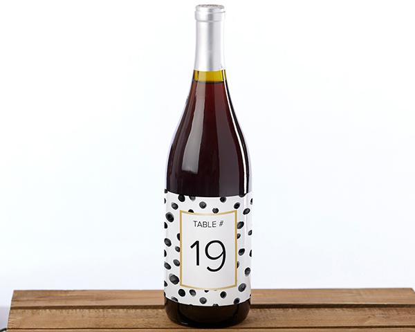 Modern Classic Wine Label Table Numbers (1-20) Modern Classic Wine Label Table Numbers (1-20) 