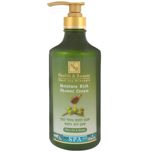 Moisture-Rich Olive Oil And Honey Aromatherapy Shower Gel With Dead Sea Minerals 