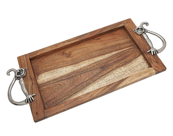 Monkey Handle Wood Tray MONKEY HANDLE WOOD TRAY 