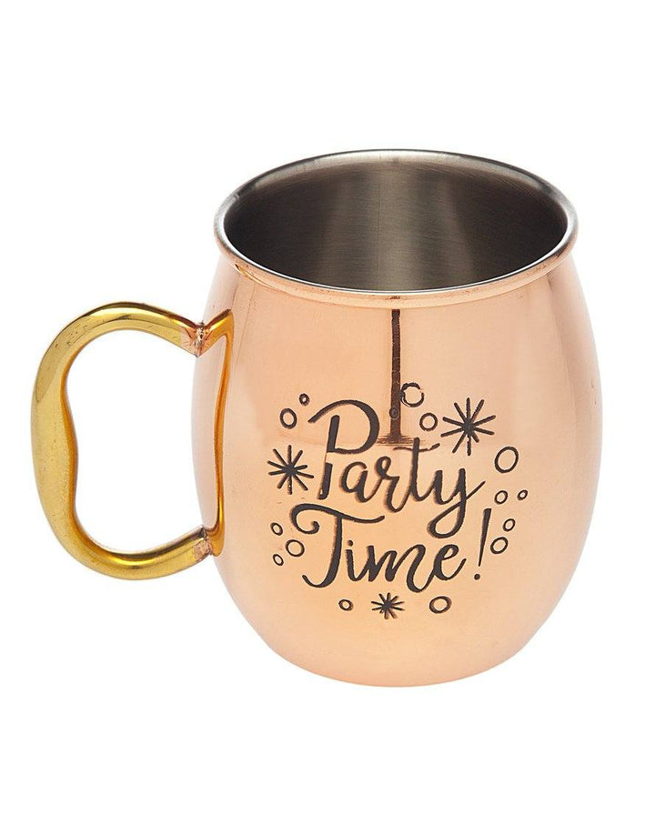 Moscow Mule 20 Oz Hammered S/2 MOSCOW MULE "PARTY TIME" 20OZ 