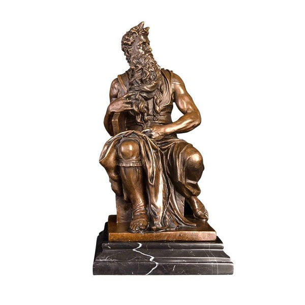 Moses Statue Bronze Replica Collectibles 