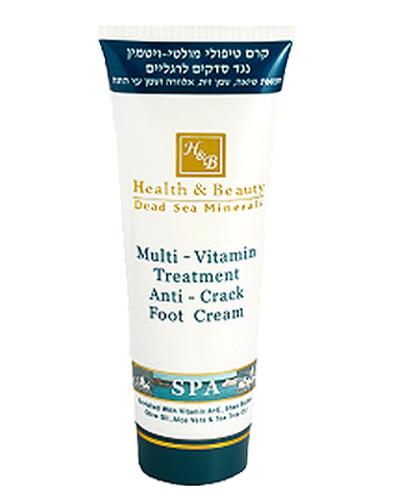 Multi-Vitamin Anti-Crack Treatment Dead Sea Minerals Foot Cream, 180 Ml 