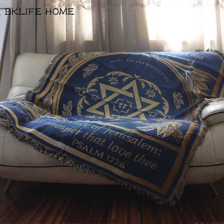 Multifunctional Cotton Israel Pattern Tapestry 