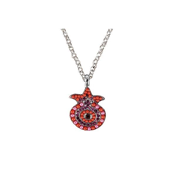 Necklace - Pomegranate - Maroon 