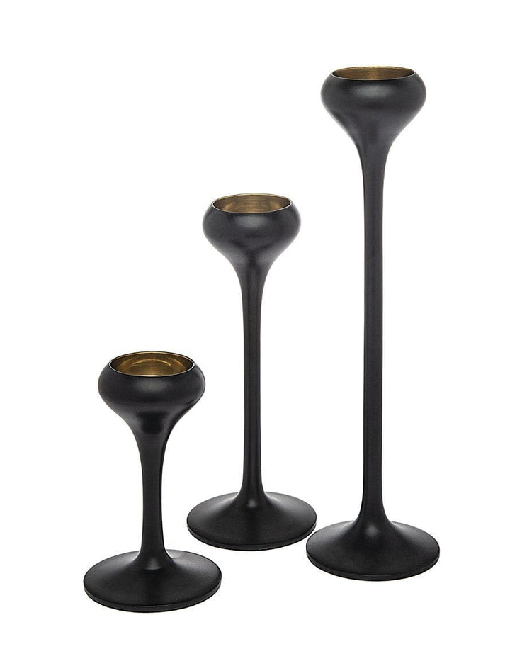 Nero D'oro Stopper & Coaster NERO D'ORO S/3 CANDLE STICKS 