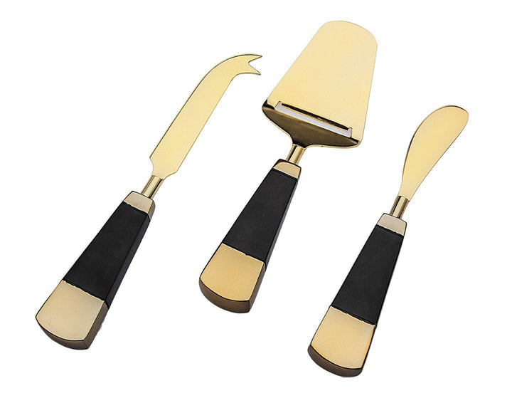 Nero D'oro Stopper & Coaster NERO D'ORO S/3 CHEESE TOOLS 