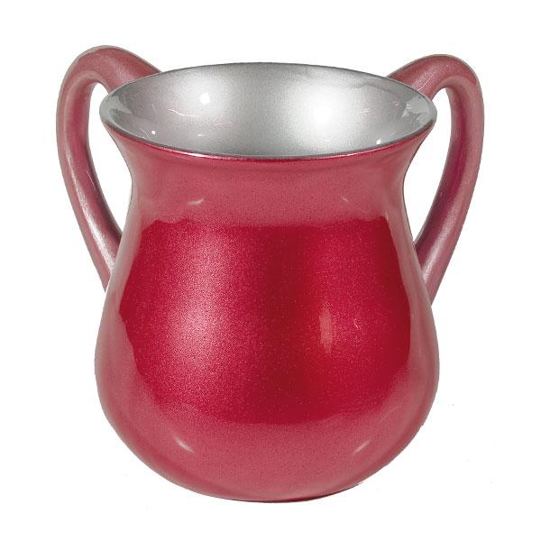 Netilat Yadayim Cup - Special Coating - Maroon 