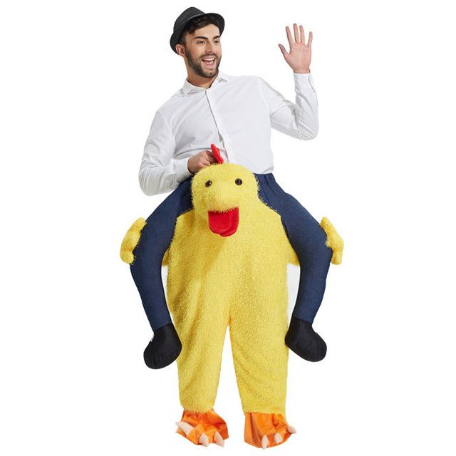 New Ride on Shoulder Costumes Adults chicken 