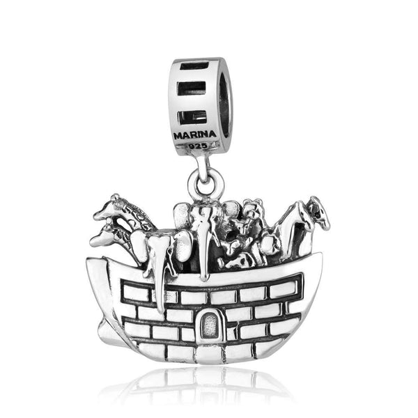 Noah's arc Charm in 925 Sterling silver Jewish Jewelry 