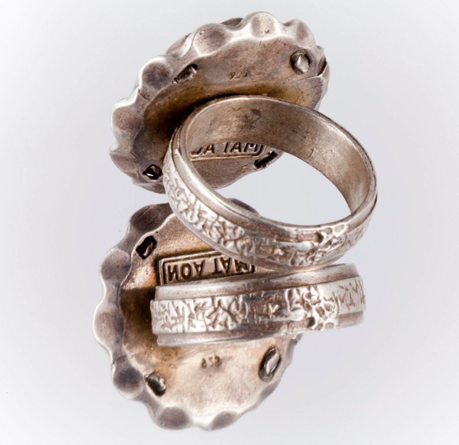 Old Israeli Collector s 1 Agora Coin of Israel Silver Ring - Jewish ...
