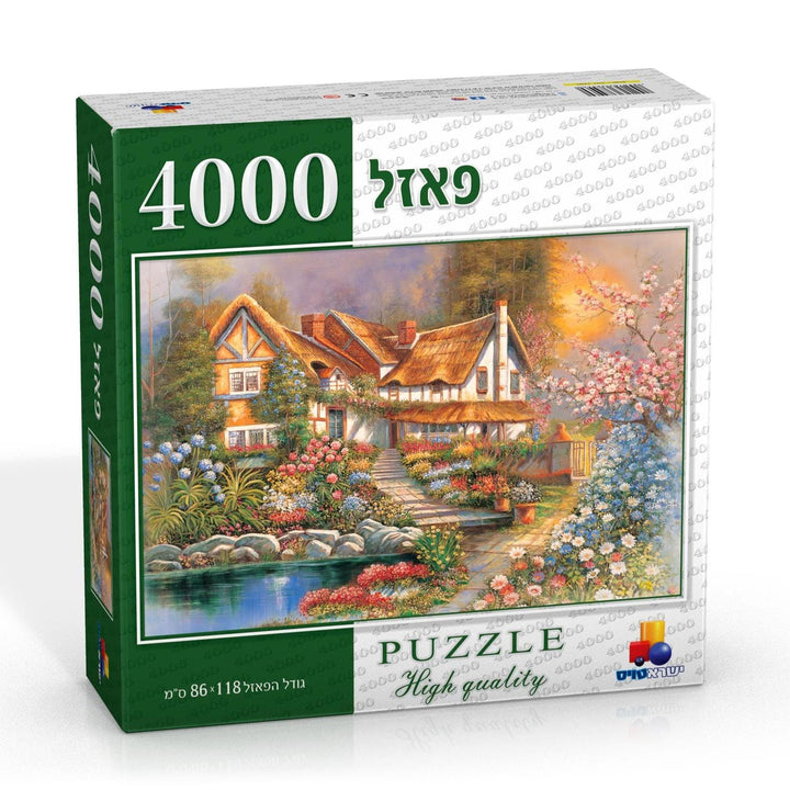 4000 pcs Puzzle - Beautiful House Scenery-0