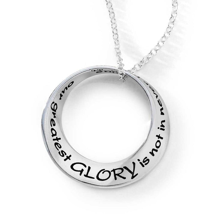 Our greatest glory... - Confucius Necklace 