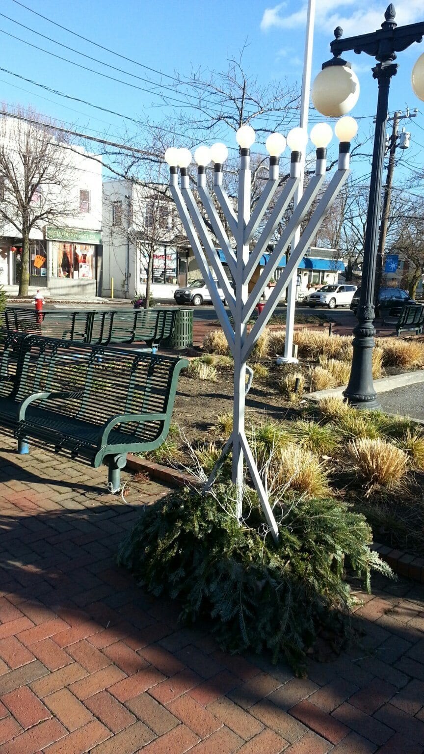 Outside Menorah Outdoor Electric Display Menorah - Modern Menorah - Menorah – ahuva.com