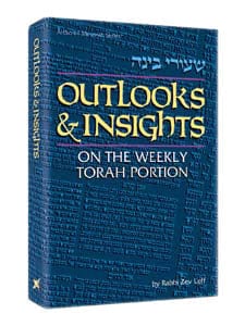 Outlooks & insights [r' z. leff] (h/c) Jewish Books 